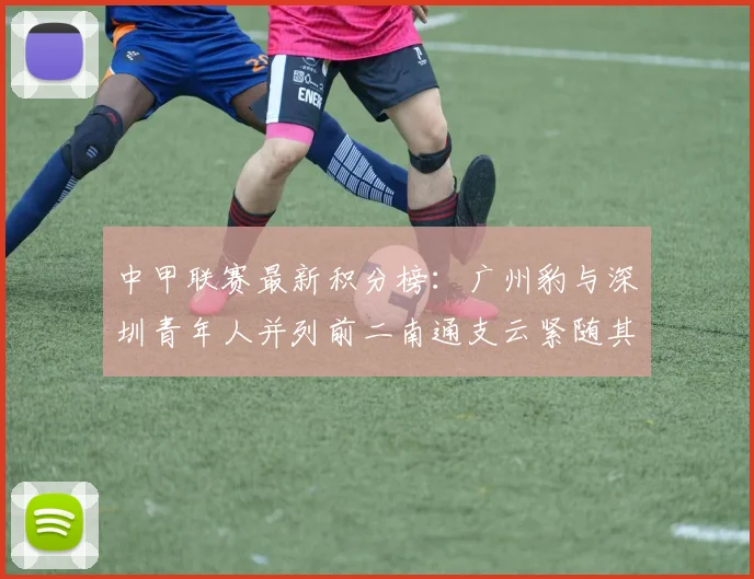 中甲联赛最新积分榜：广州豹与深圳青年人并列前二南通支云紧随其后