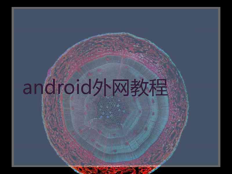 android外网教程