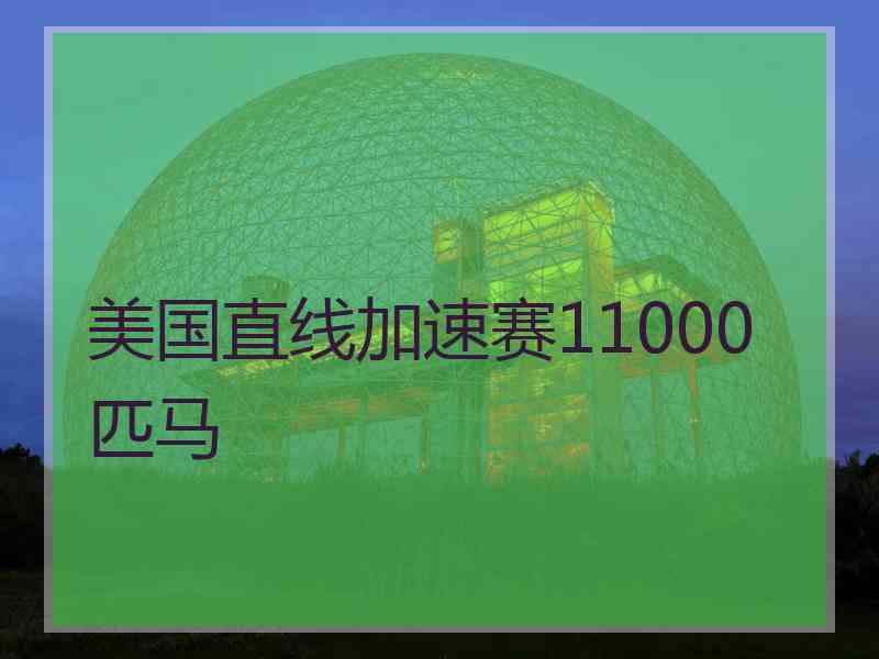 美国直线加速赛11000匹马