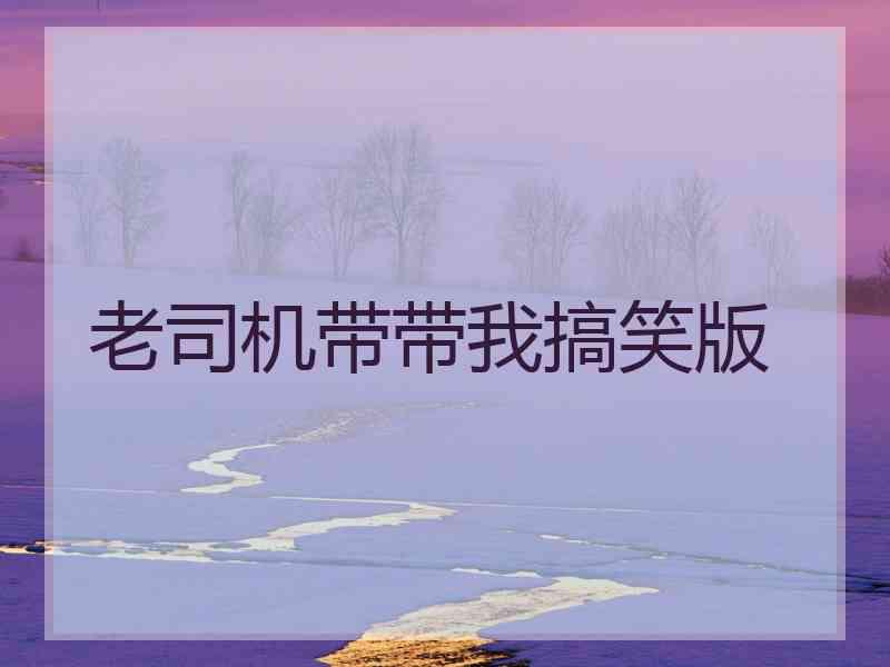 老司机带带我搞笑版